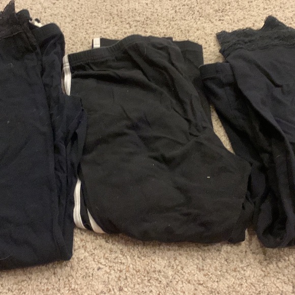 3 Pairs SO Black Leggings (Large) - Picture 1 of 10